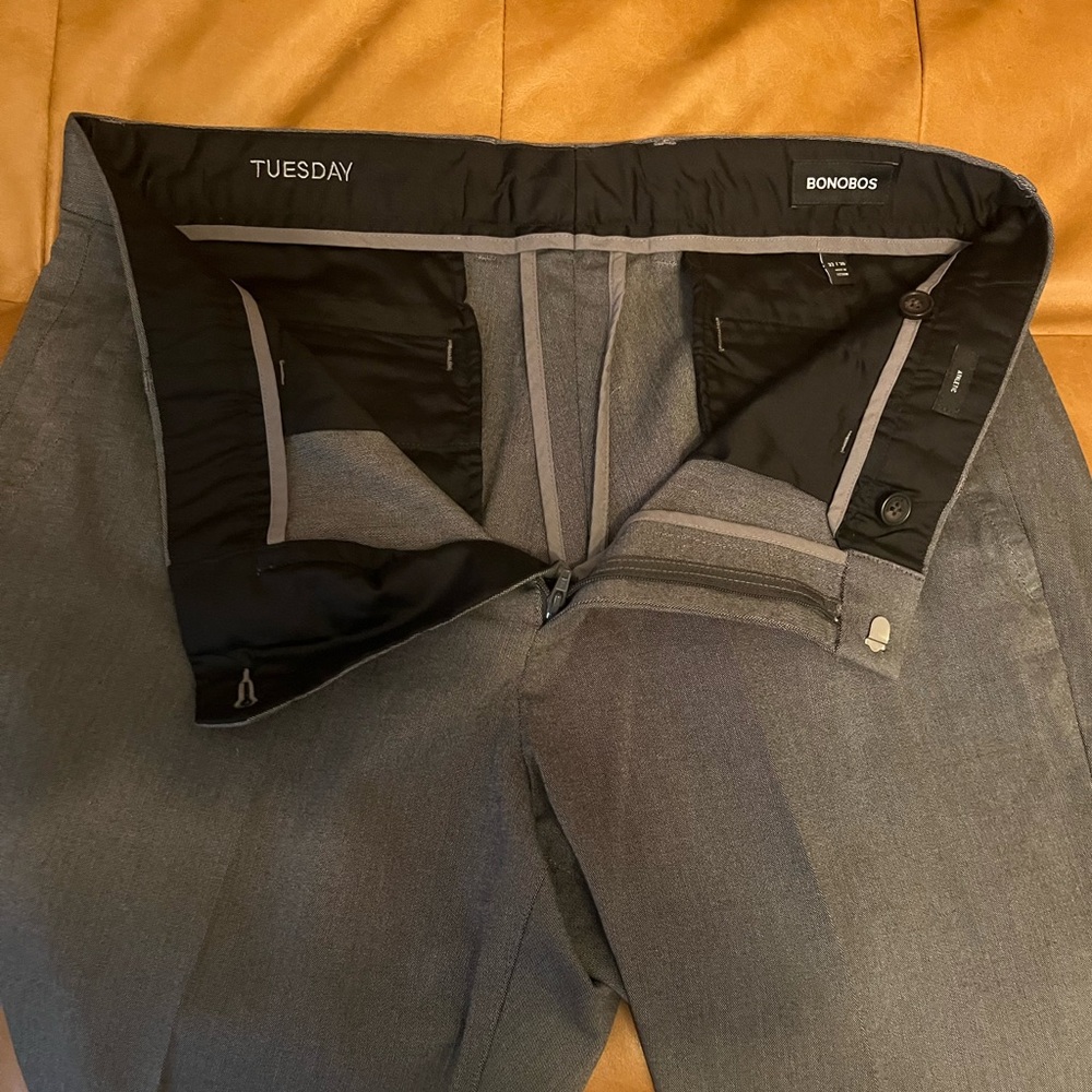 Bonobos Gray Weekday Warrior Dress Pants